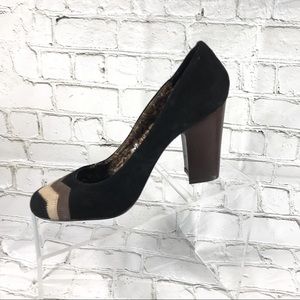 Missoni for target black suede chevron pumps